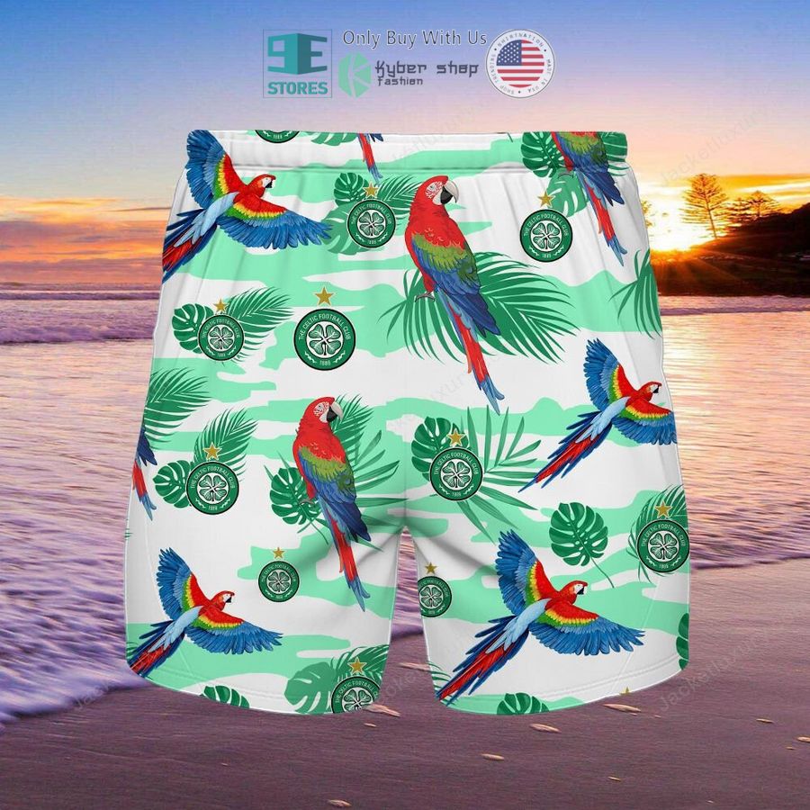 celtic football club parrot hawaii shirt shorts 2 99772
