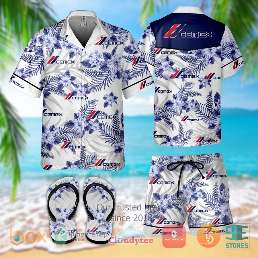 cemex hawaiian shirt shorts 1 31547