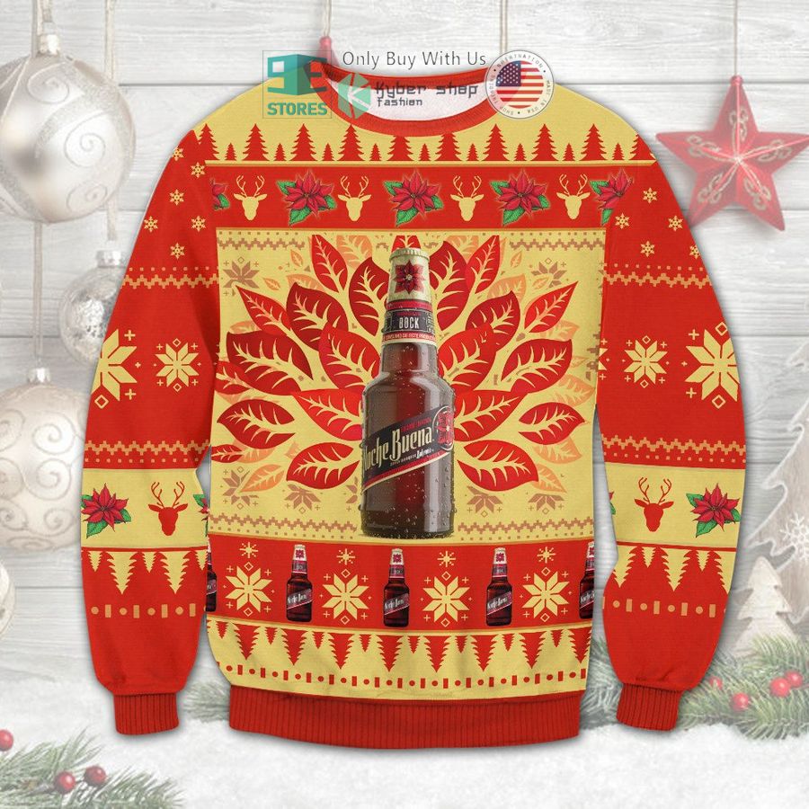 cerveza noche buena christmas sweatshirt sweater 1 96837