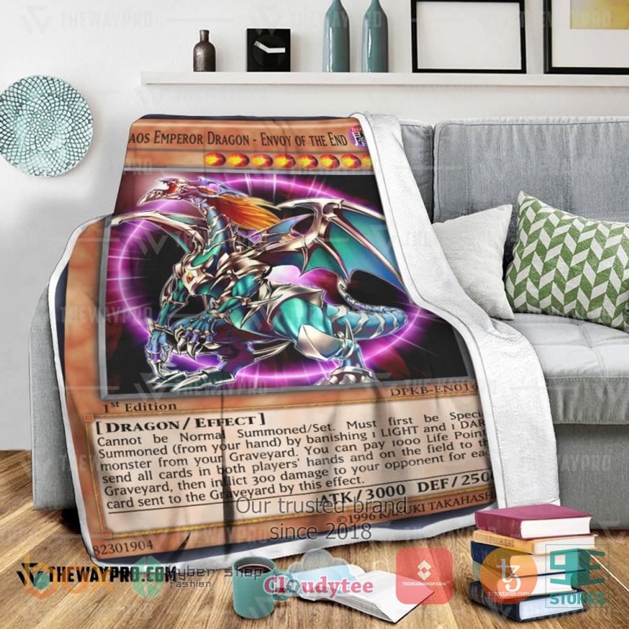 chaos emperor dragon envoy of the end soft blanket 2 83303