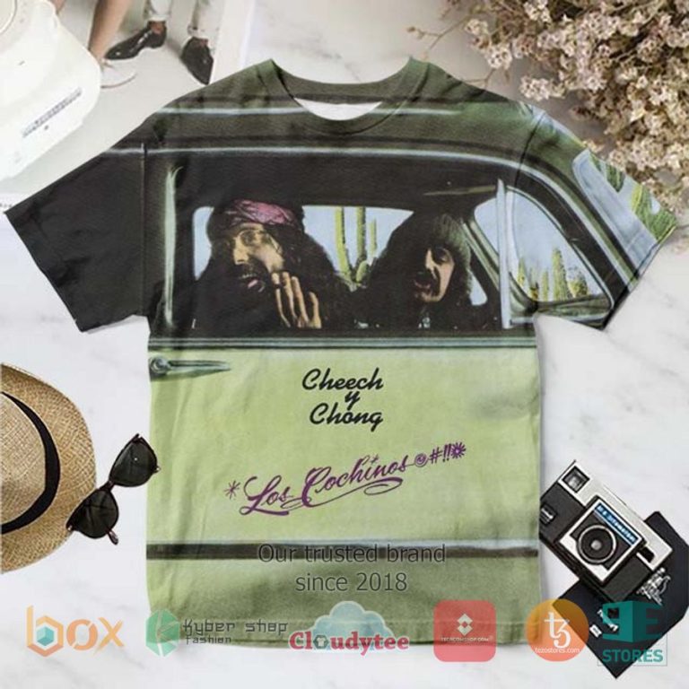 cheech chong los cochinos album 3d t shirt 1 14247