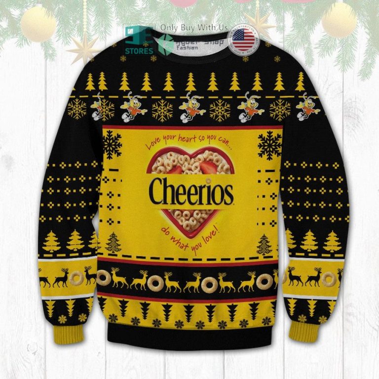 cheerios christmas sweatshirt sweater 1 54925