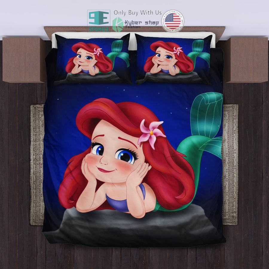 chibi ariel mermaid bedding set 1 93812