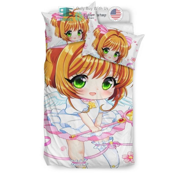 chibi cardcaptor sakura red bedding set 2 83155