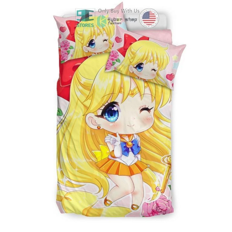 chibi sailor venus bedding set 2 68394