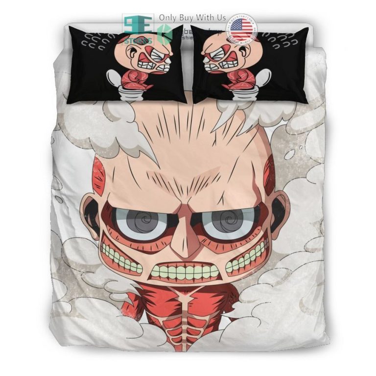 chibi titan bedding set 3 59456