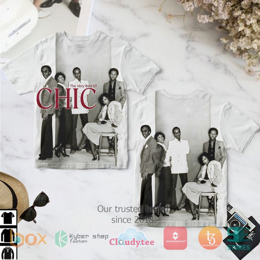 chic band the very best of chic album 3d t shirt 1 96020