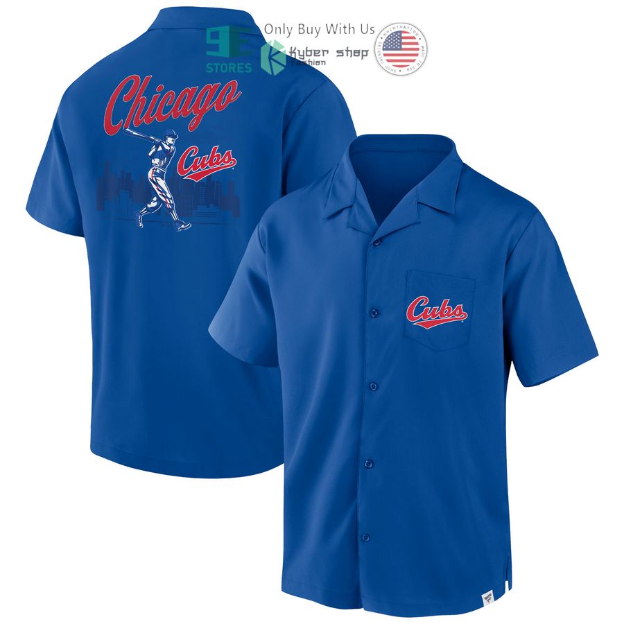 chicago cubs fanatics branded proven winner camp royal hawaiian shirt 1 98894