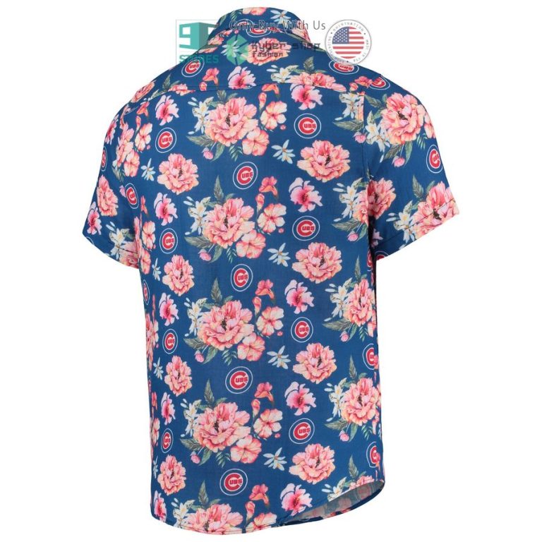 chicago cubs foco floral linen royal hawaiian shirt 3 91198