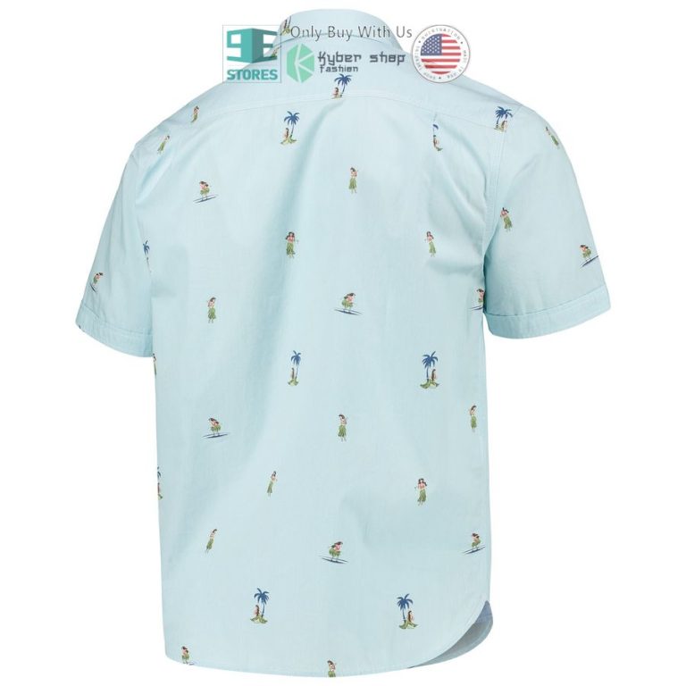 chicago cubs tommy bahama hula all day light blue hawaiian shirt 3 46063