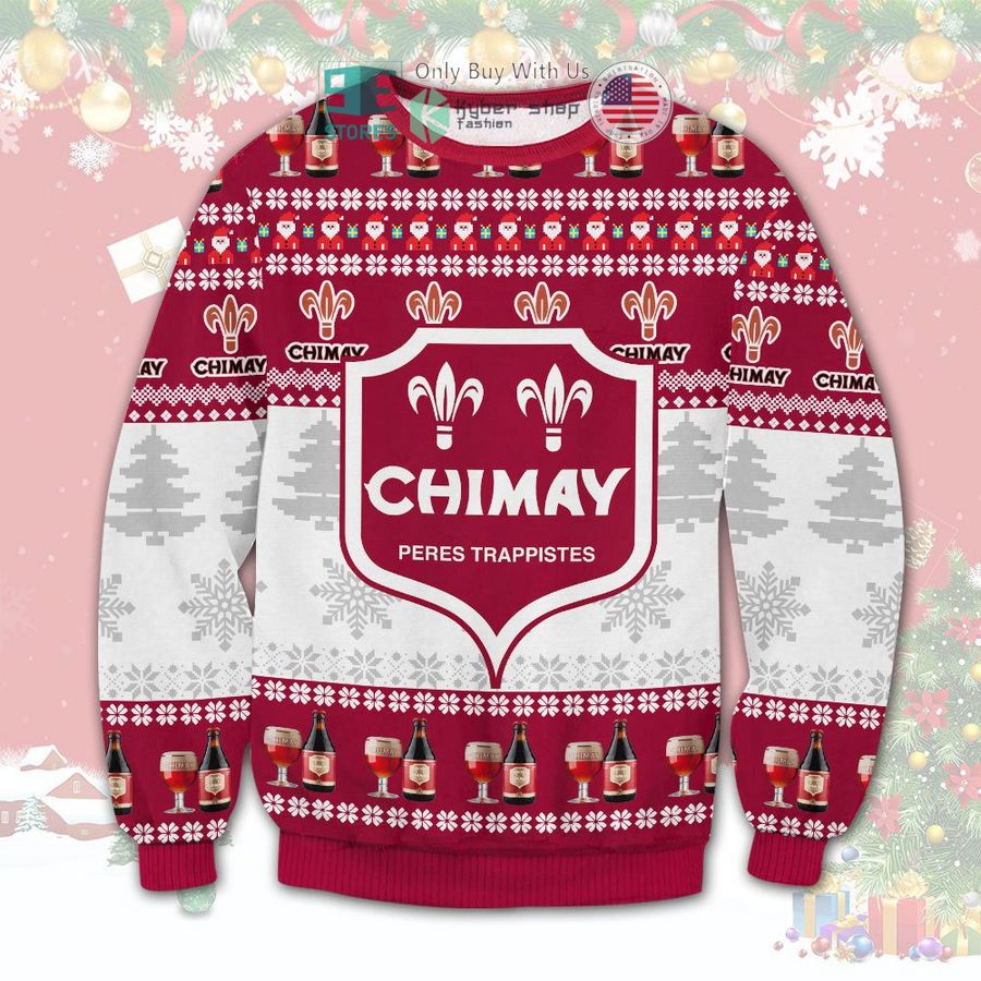 chimay peres trappistes christmas sweatshirt sweater 1 88916