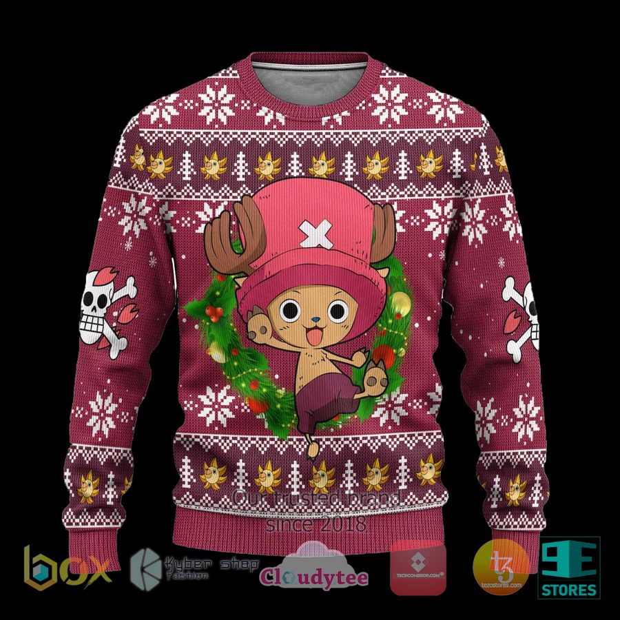chopper one piece anime ugly christmas sweater 1 58547
