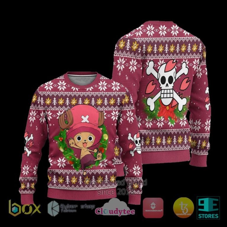 chopper one piece anime ugly christmas sweater 3 42753