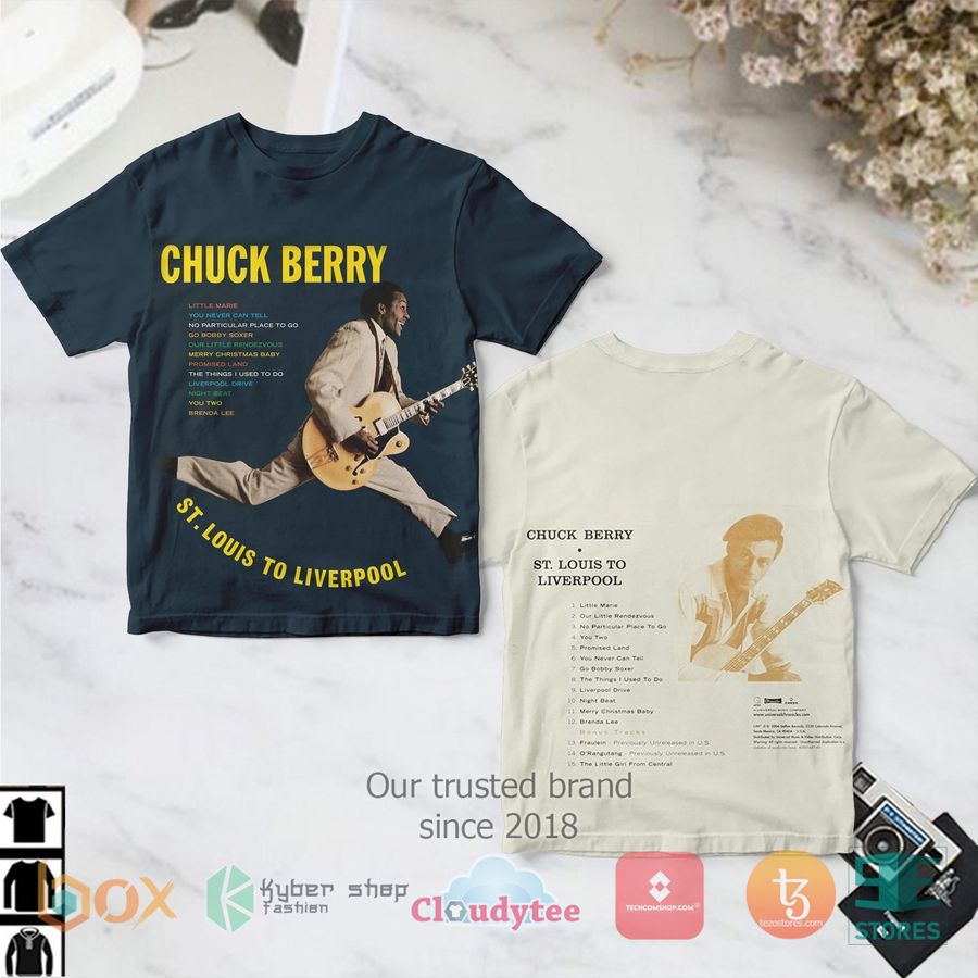 chuck berry st louis to liverpool album 3d t shirt 1 77717