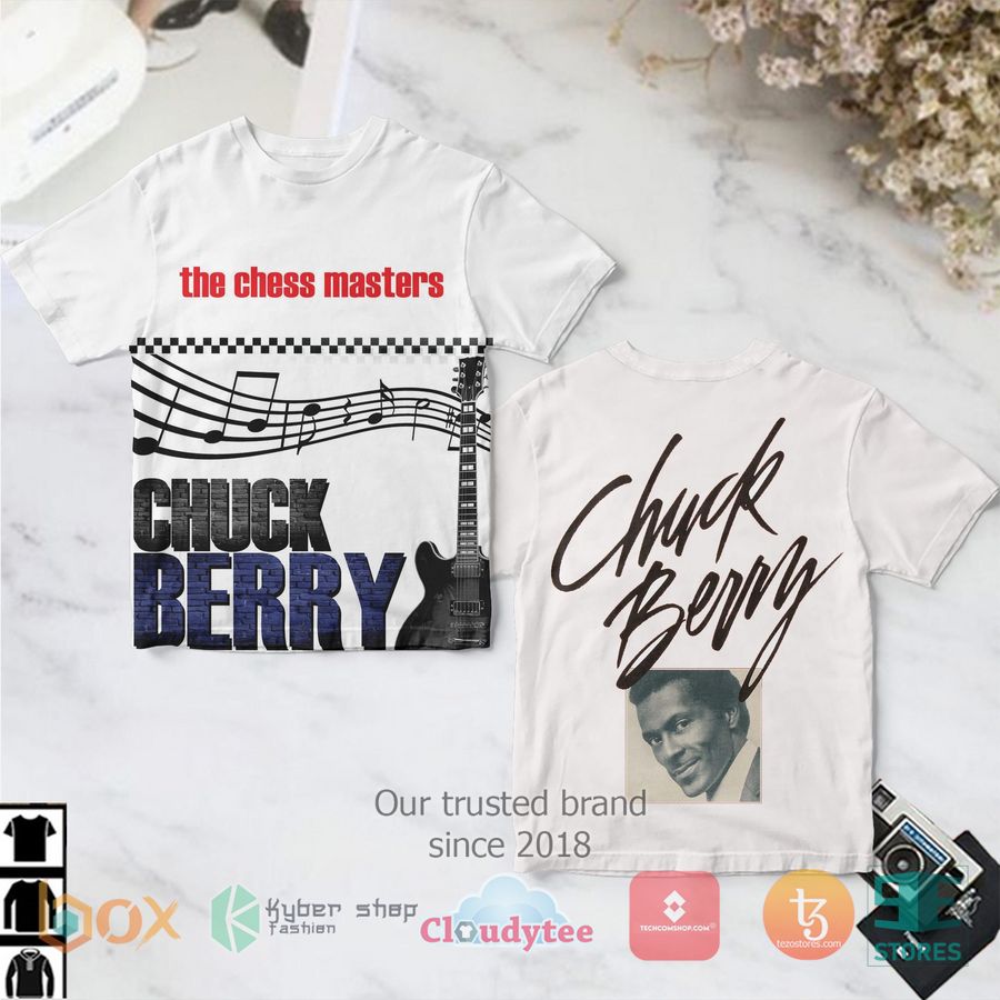 chuck berry the chess masters album 3d t shirt 1 97865