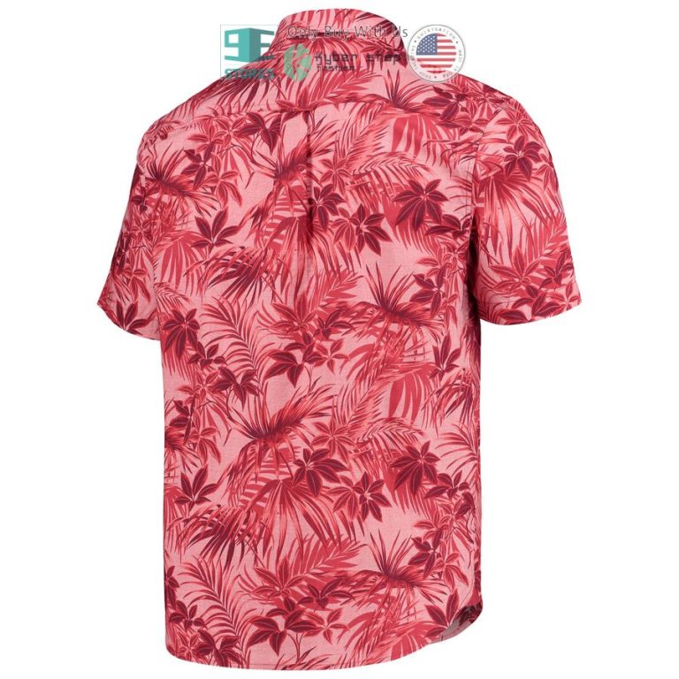 cincinnati reds tommy bahama sport reign forest fronds red hawaiian shirt 3 82080