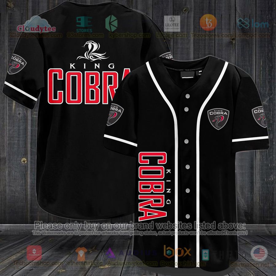 cobra king logo black baseball jersey 1 14885