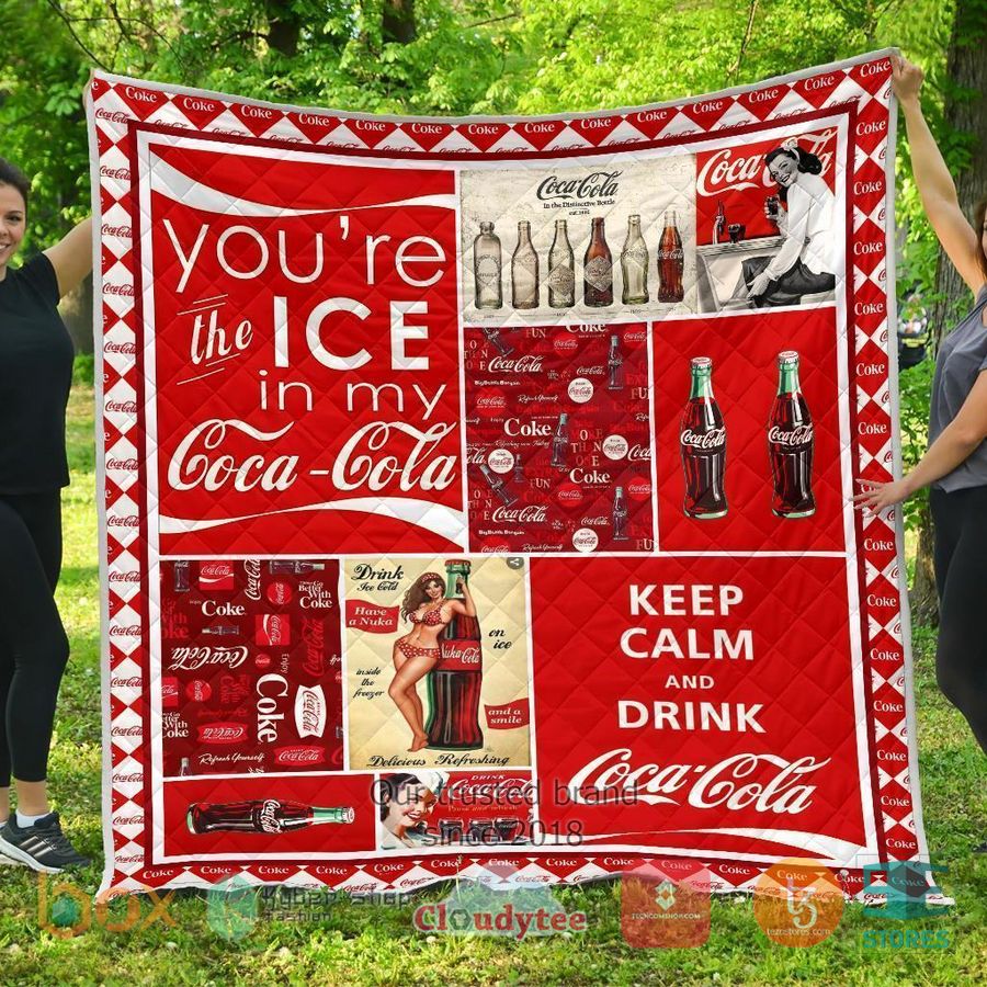 coca cola soft drink quilt blanket 1 60246