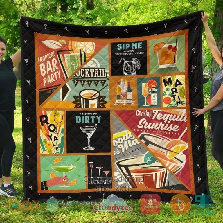 cocktails cocktail quilt blanket 1 57323