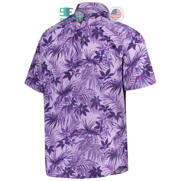 colorado rockies tommy bahama sport reign forest fronds purple hawaiian shirt 3 44307