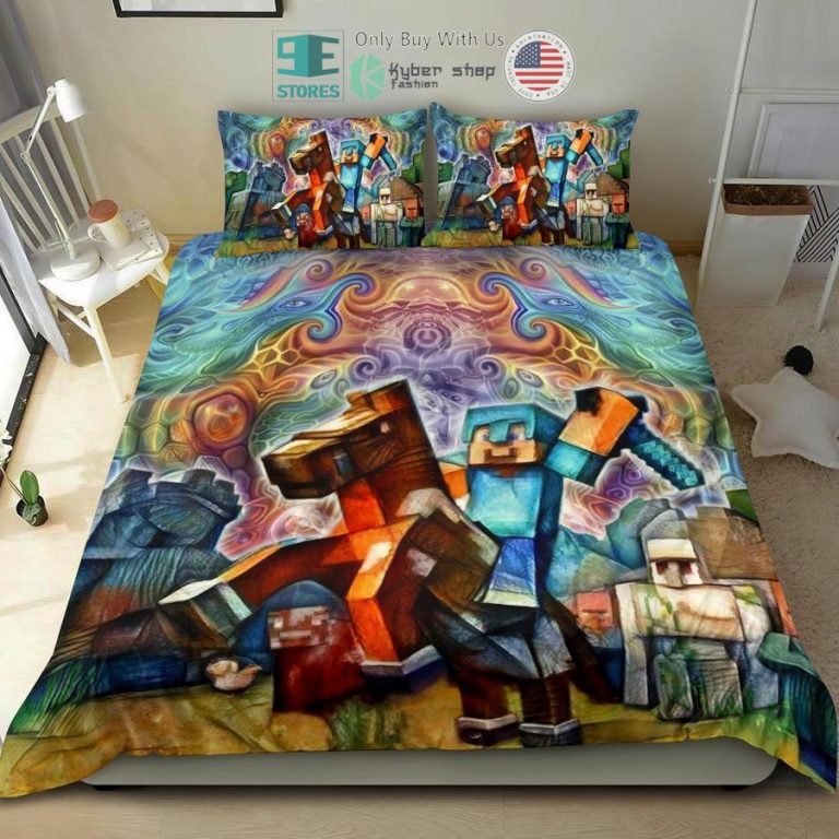 cosmic minecraft bedding set 1 8777