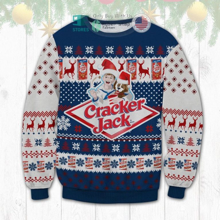 cracker jack christmas sweatshirt sweater 1 67083