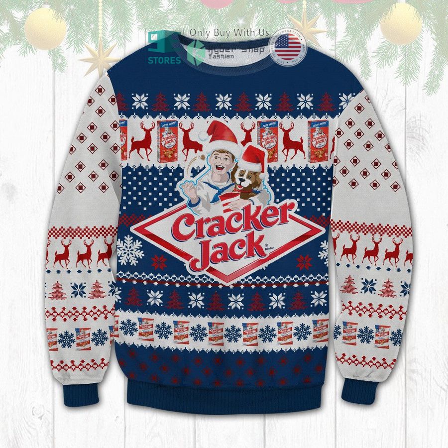 cracker jack christmas sweatshirt sweater 1 67083