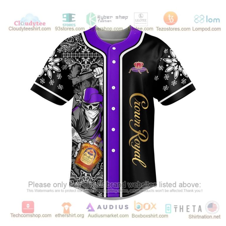 crown royal gangster journal skull baseball jersey 2 51274