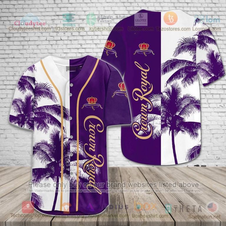 crown royal palm tree baseball jersey 1 5276