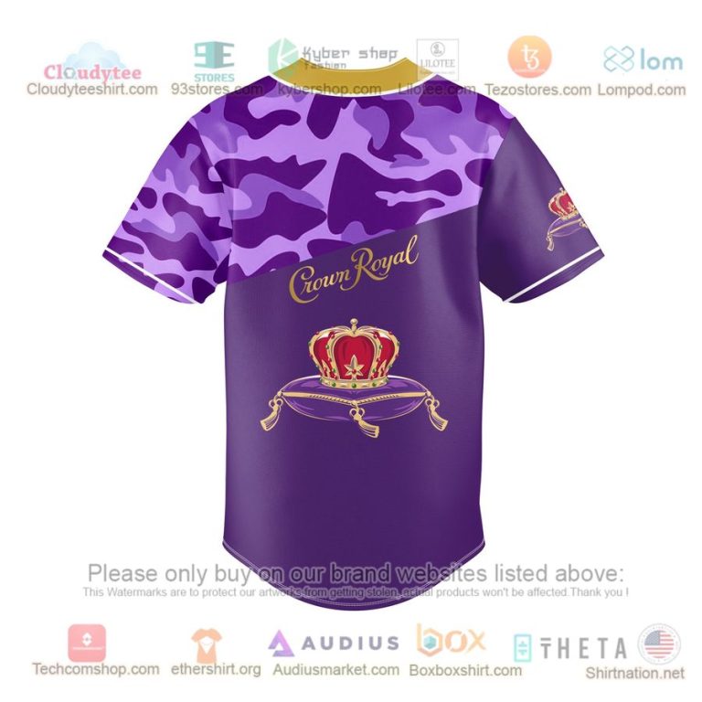 crown royal purple camo baseball jersey 3 17289