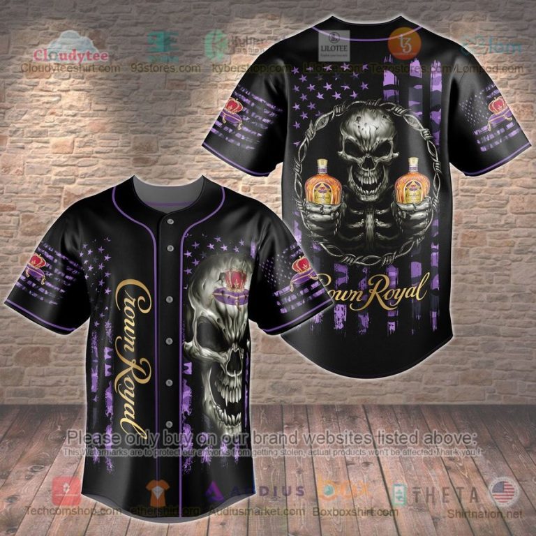 crown royal skull united states flag baseball jersey 1 24190