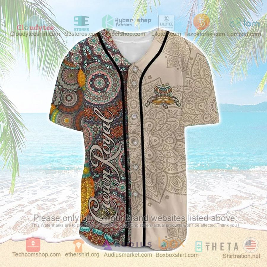 crown royal tribal pattern baseball jersey 1 47839