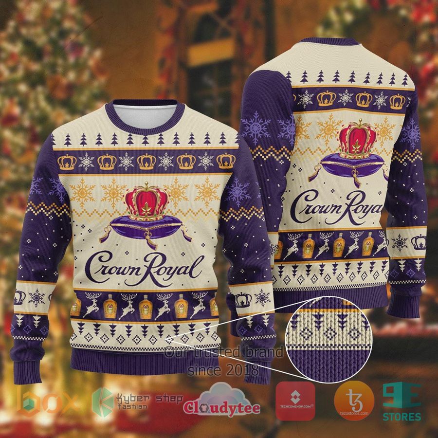 crown royal ugly christmas sweater 1 89677