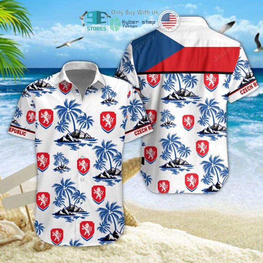 czech republic national football team hawaiian shirt shorts 1 19140