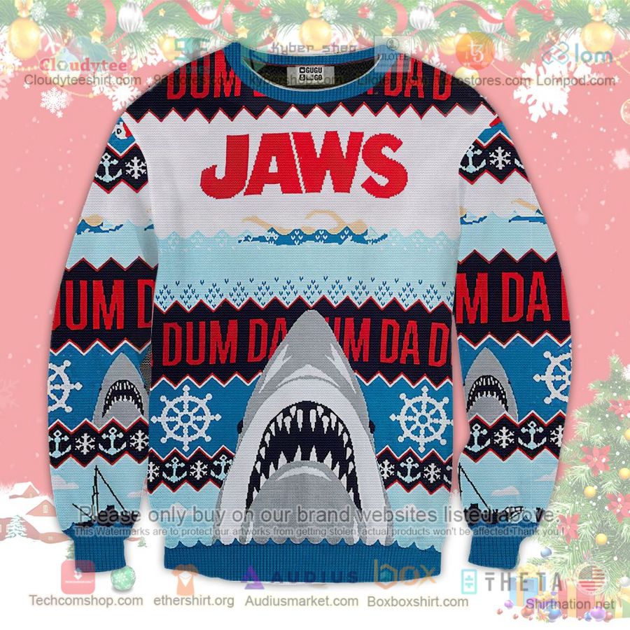 da dum jaws shark sweatshirt sweater 1 15869