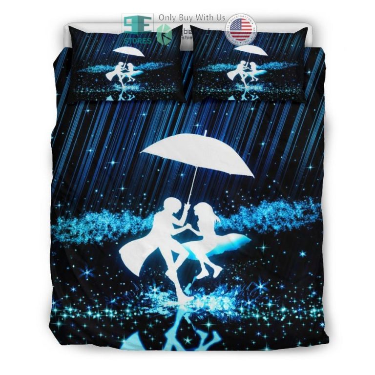 dancing in the rain bedding set 3 91046