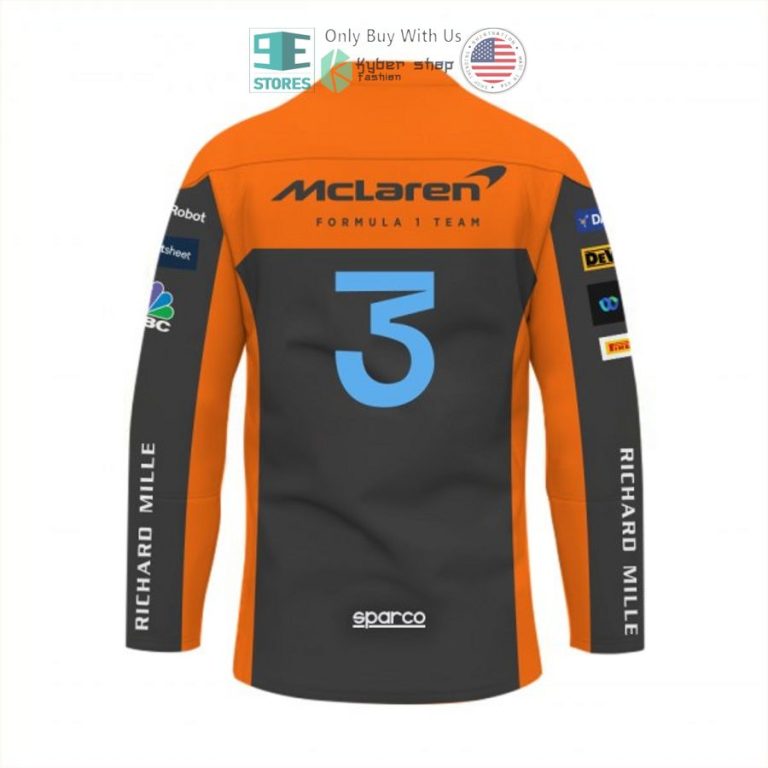 daniel ricciardo mclaren f1 team accelerating transformation hockey jersey 3 30626