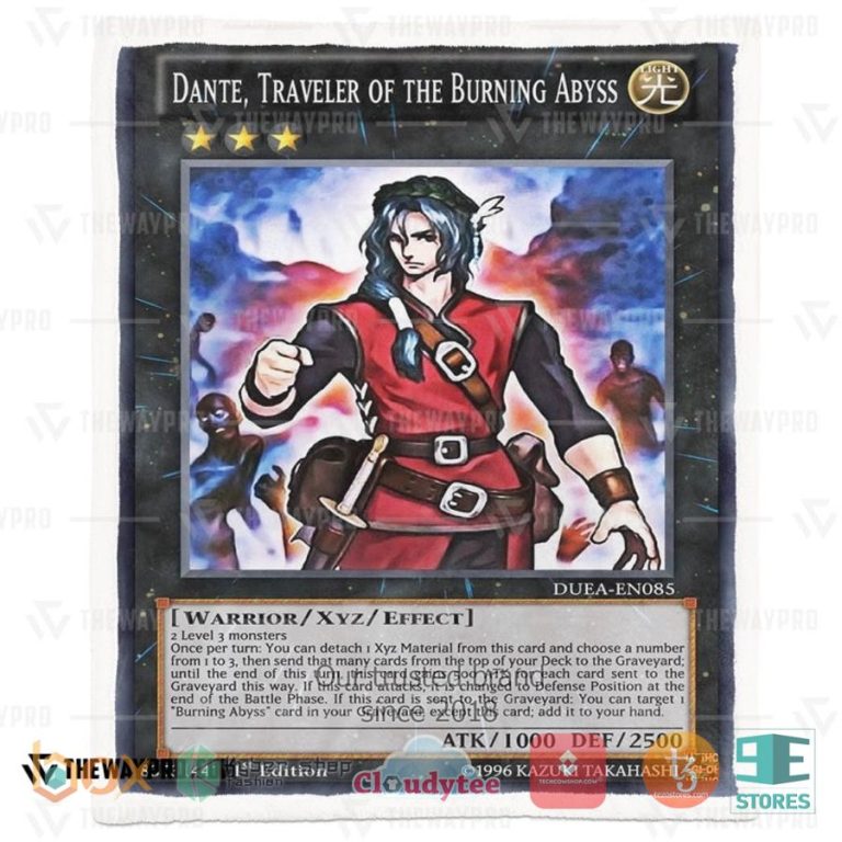 dante traveler of the burning abyss soft blanket 3 25804