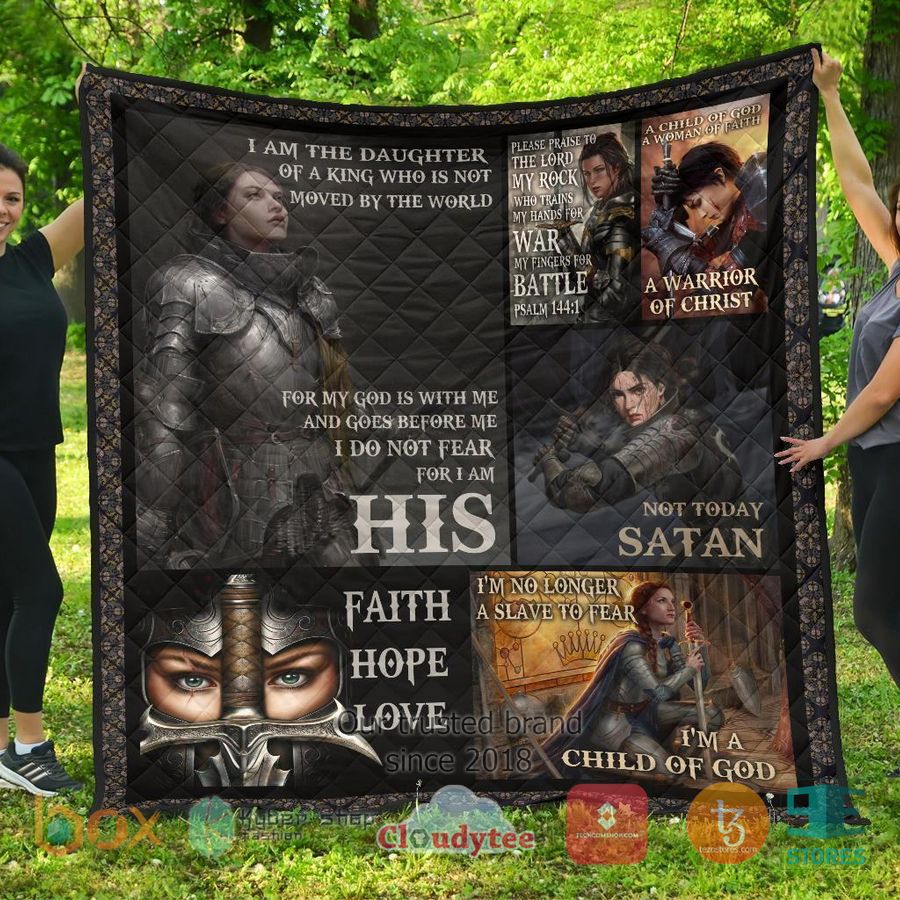 daughter of king who love christ quilt blanket 1 40982