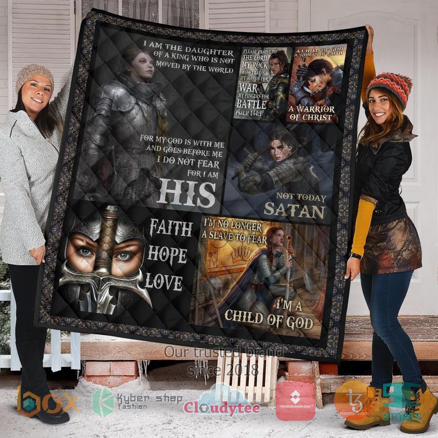 daughter of king who love christ quilt blanket 2 5012