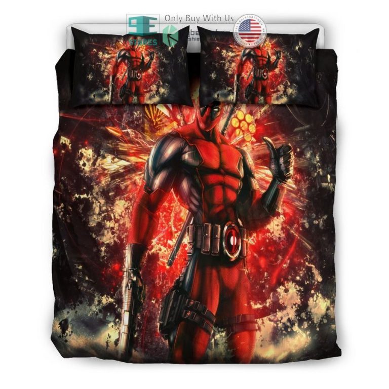 deadpool art bedding set 3 46948