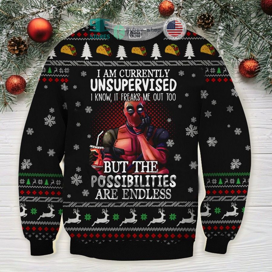 deadpool i am currently unsupervised sweatshirt sweater 1 49175
