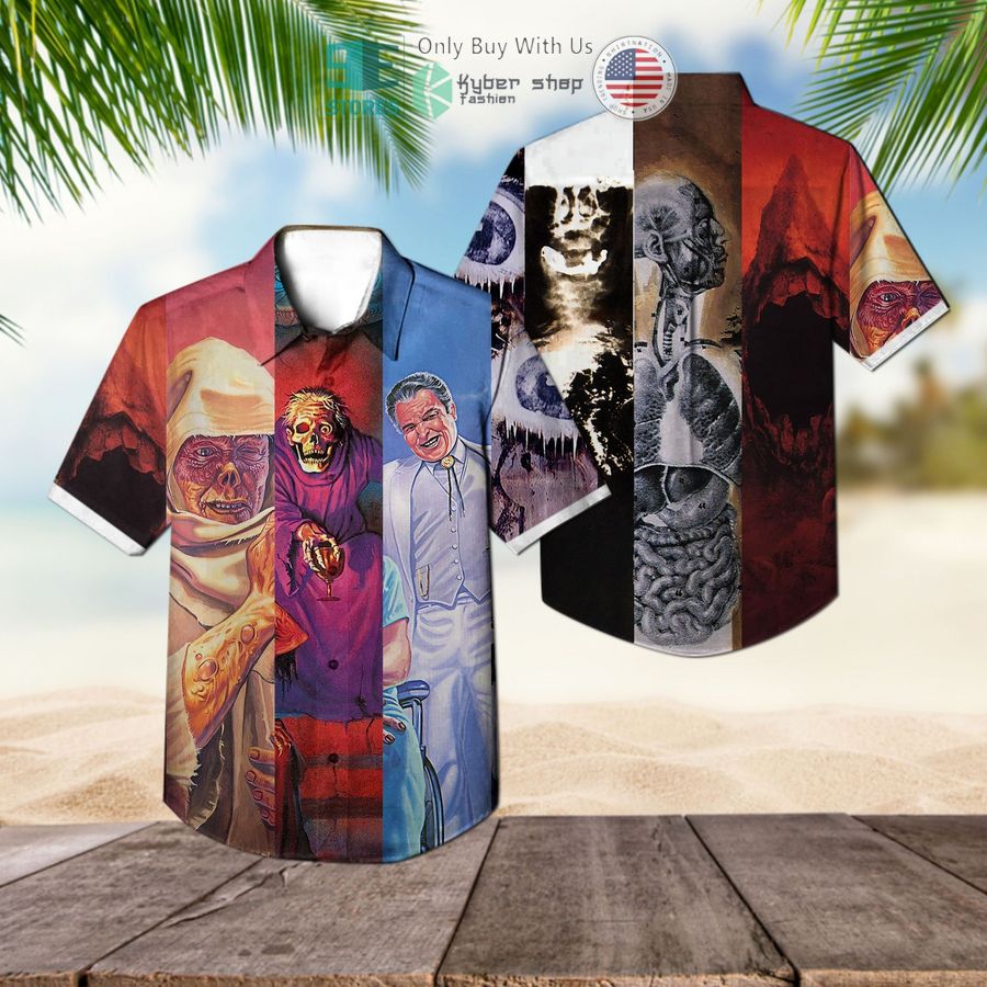 death band album covers hawaiian shirt 1 30839