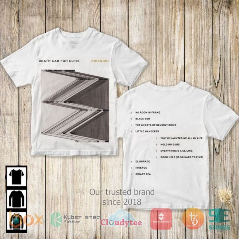 death cab for cutie kintsugi album 3d t shirt 1 83543