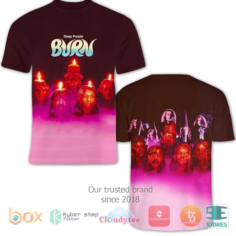 deep purple band burn album 3d t shirt 1 18726
