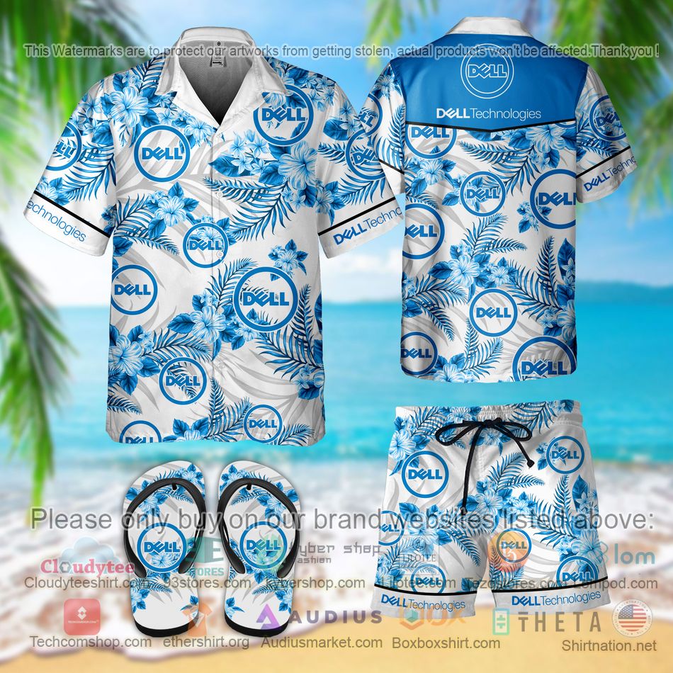 dell technologies hawaiian shirt shorts 1 30573