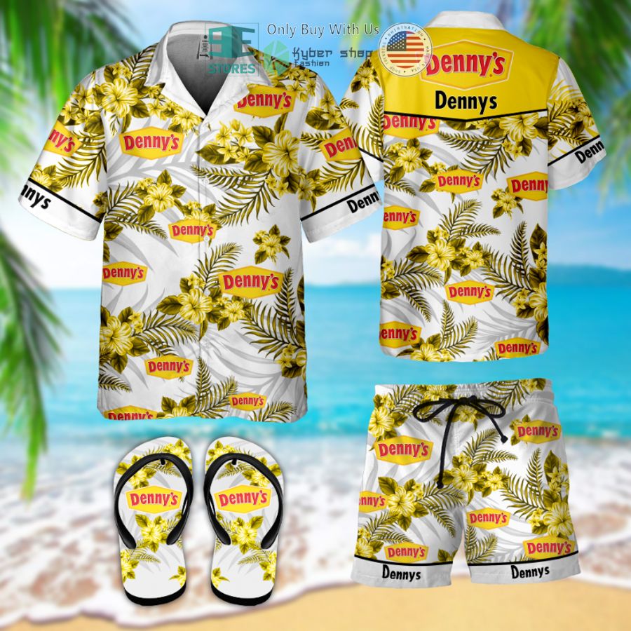 dennys hawaii shirt shorts 1 82673