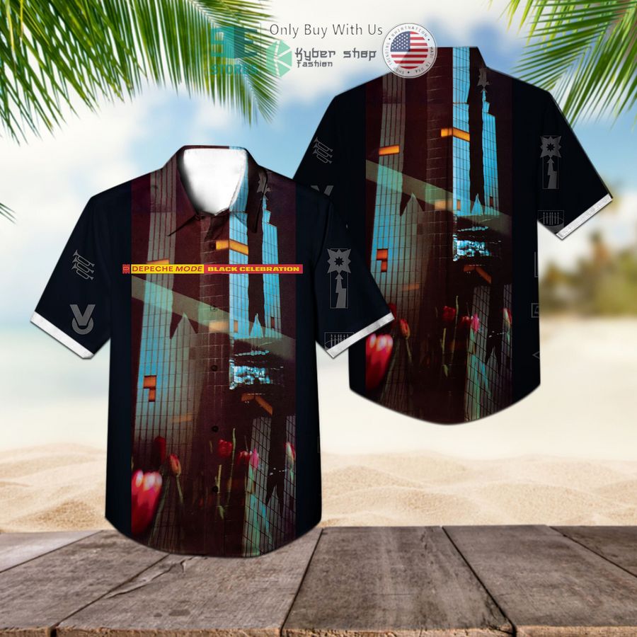 depeche mode band black celebration album hawaiian shirt 1 48210