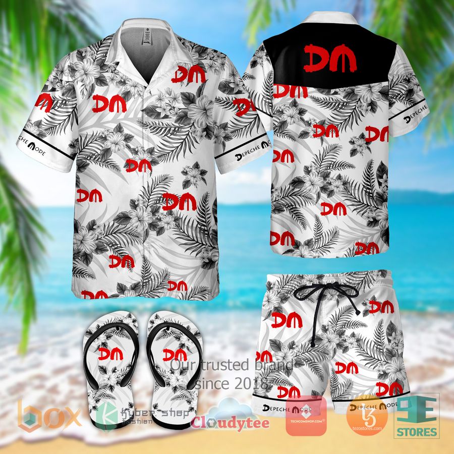 depeche mode band hawaiian shirt shorts 1 27690