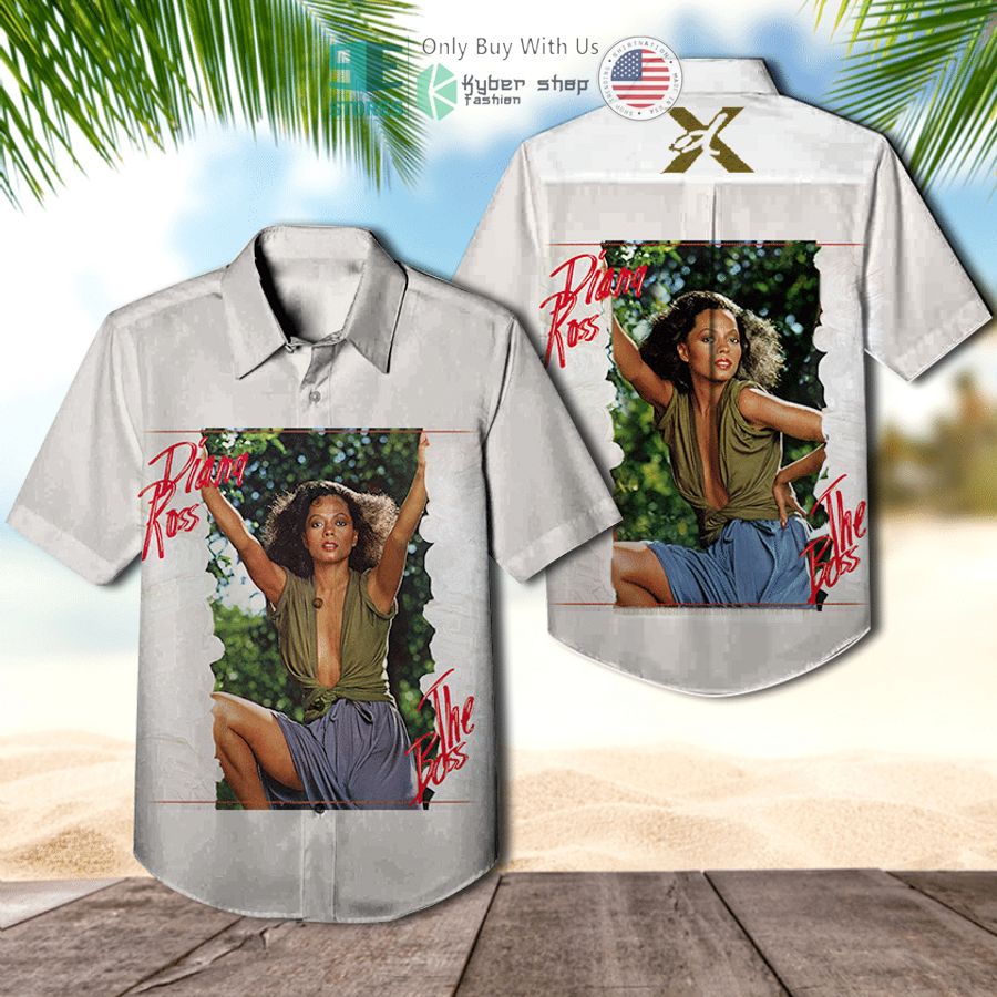 diana ross the boss album hawaiian shirt 1 60294